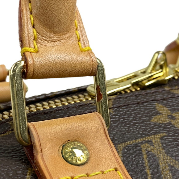 Louis Vuitton Keepall Handbag Travel Business Boston Bag Monogram Brown